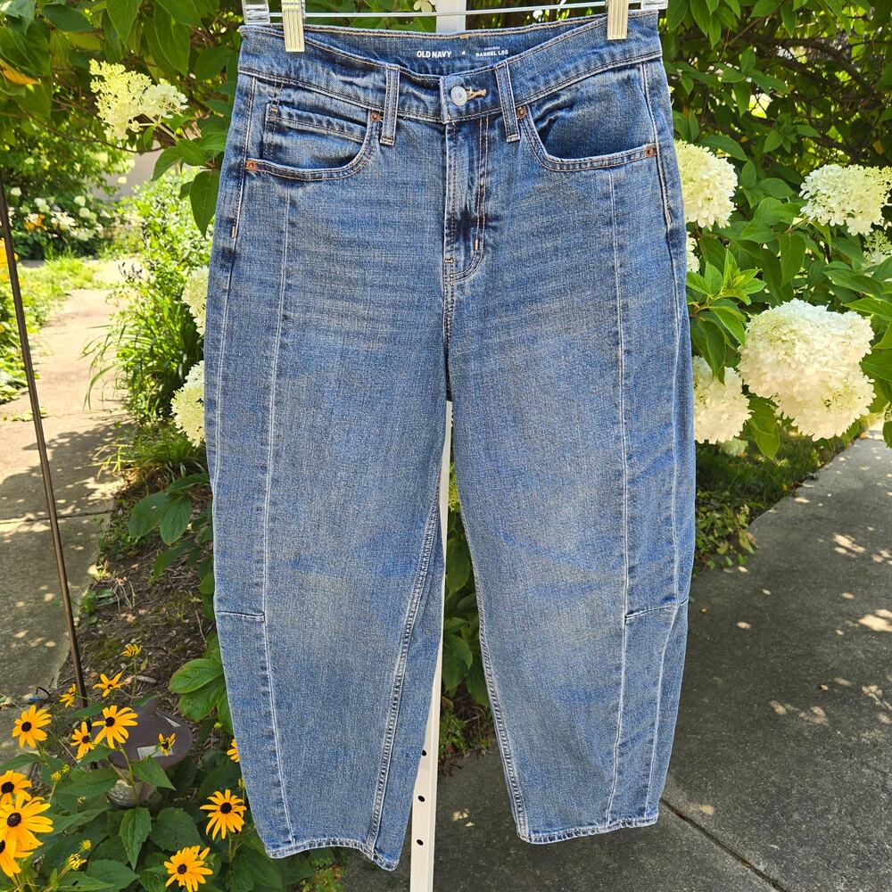 Madewell Balloon Denim Jeans Trendy Minimalist Cool Girl NA929 size 29